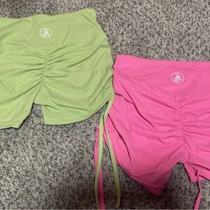 Allure the Brand Women’s Matcha Green Scrunch Bum Athletic Shorts